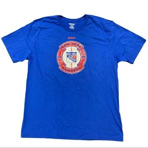SOLD🛑Reebok New York Rangers NY Hockey NHL Blue T Shirt